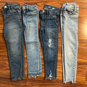 (4) Items— Girls Jeans size 6